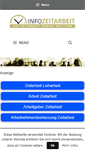 Mobile Screenshot of info-zeitarbeit.de